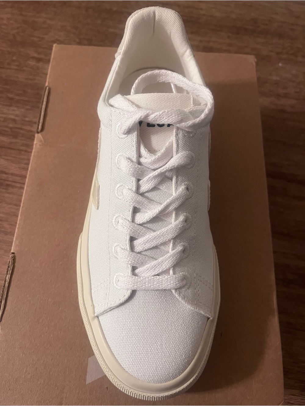 VEJA WOMEN’S CAMPO CANVAS WHITE PIERRE SIZE 5 - Picture 5 of 6